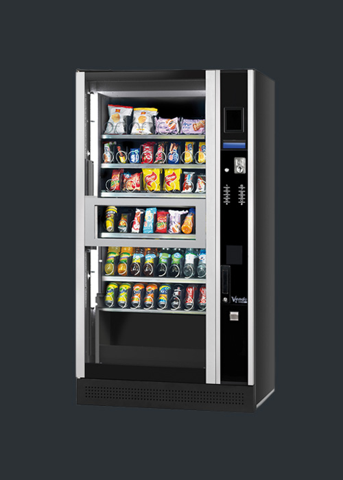 Snackautomaten kaufen mit Lift Modell Evolution mit Cafebar Automatenservice